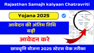 Rajasthan Samajh kalyaan Chatravriti Yojana 2025